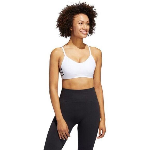 Adidas All Me 3-Stripes Bra Size L - Picture 1 of 3